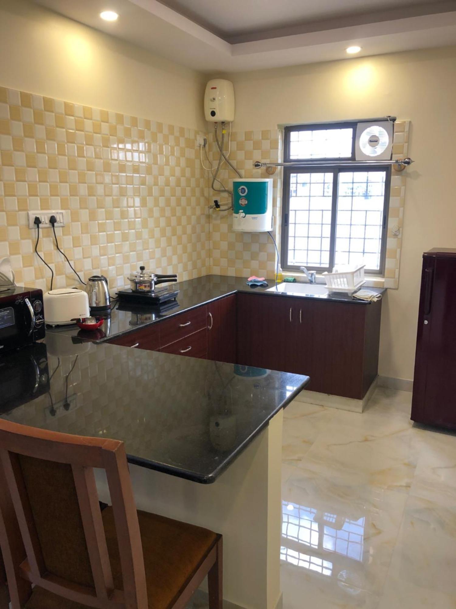 Family Friendly Studio Apartment Bangalore Eksteriør bilde